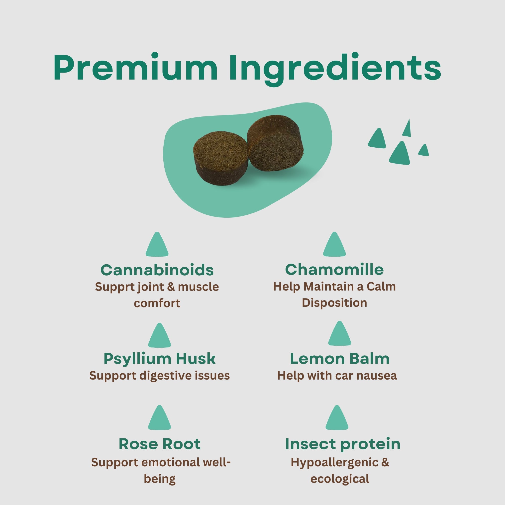 Calm Snacks For Dogs ~ Naturally occuring CBD – CandidTails