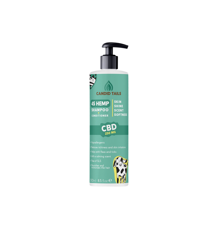 Shampoing au chanvre pour chien